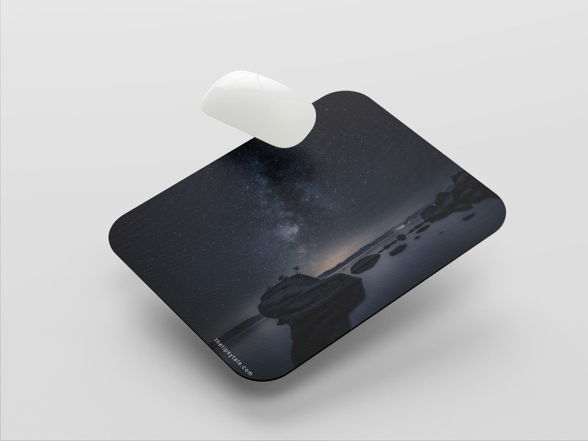 "Bonsai Rock- Milky Way" Mousepad Enhance Your Workspace with Style