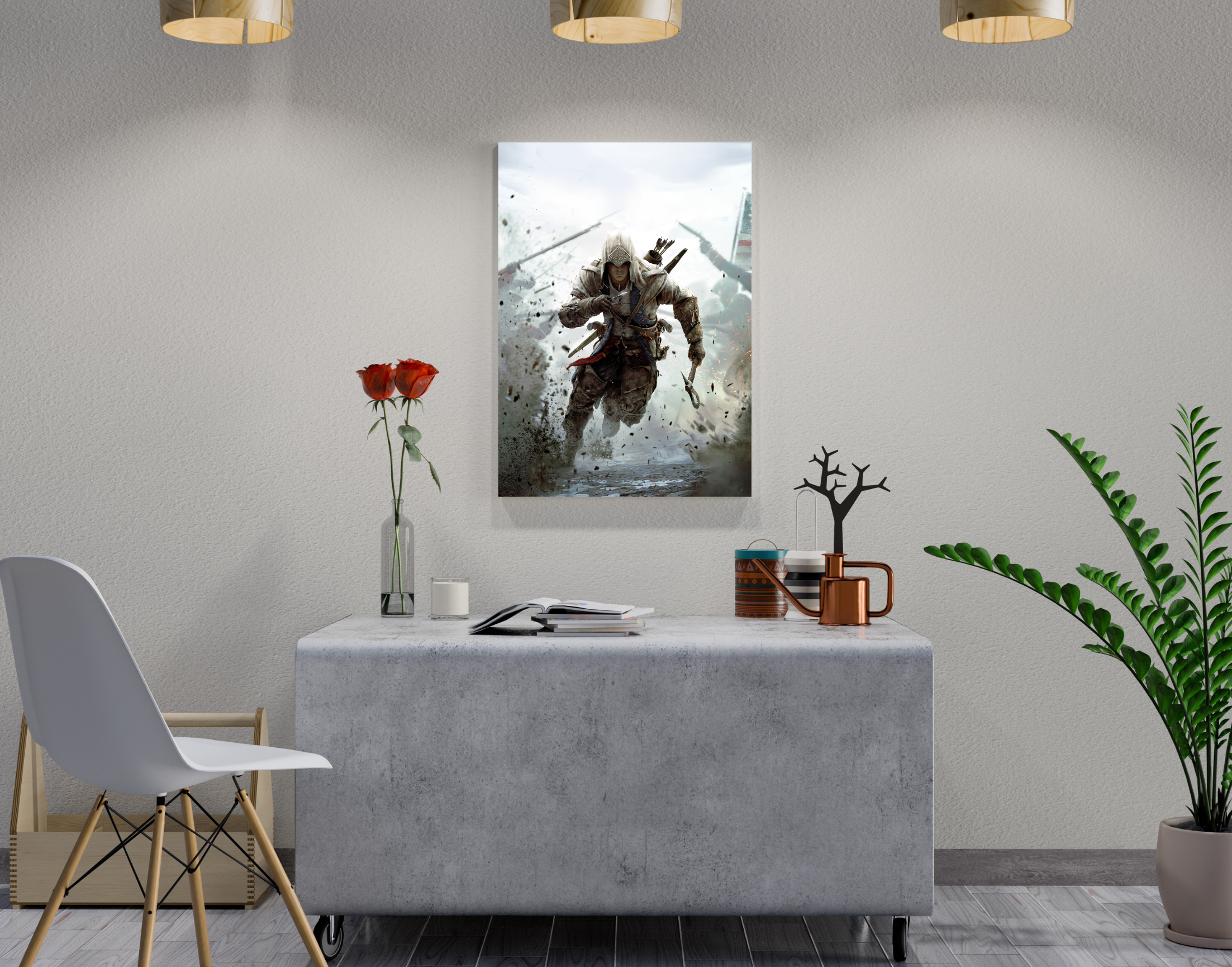 "Xbox Series: Desmond Miles"- Shiny & Sturdy Metallic Poster Art That Pops & Sticks (Literally!)