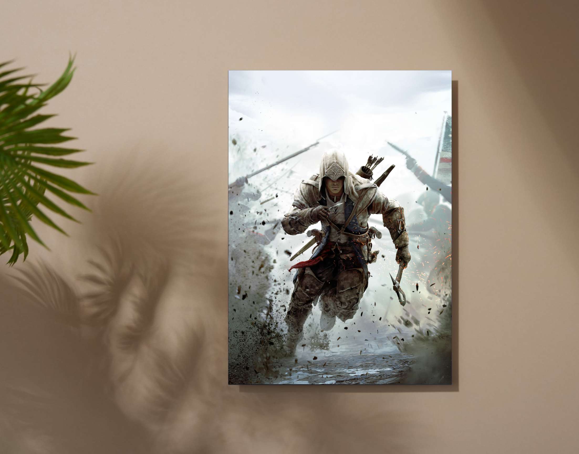 "Xbox Series: Desmond Miles"- Shiny & Sturdy Metallic Poster Art That Pops & Sticks (Literally!)