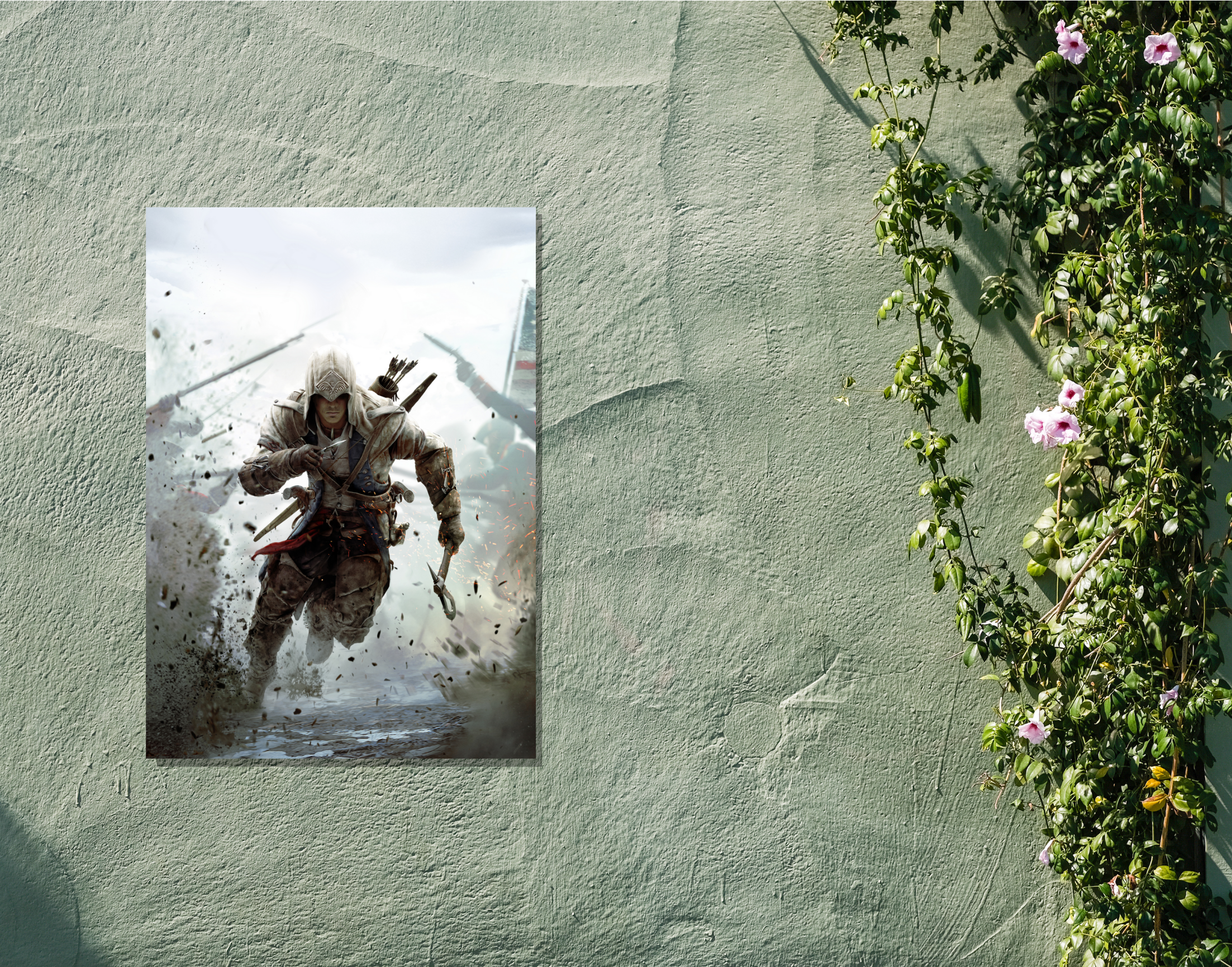 "Xbox Series: Desmond Miles"- Shiny & Sturdy Metallic Poster Art That Pops & Sticks (Literally!)