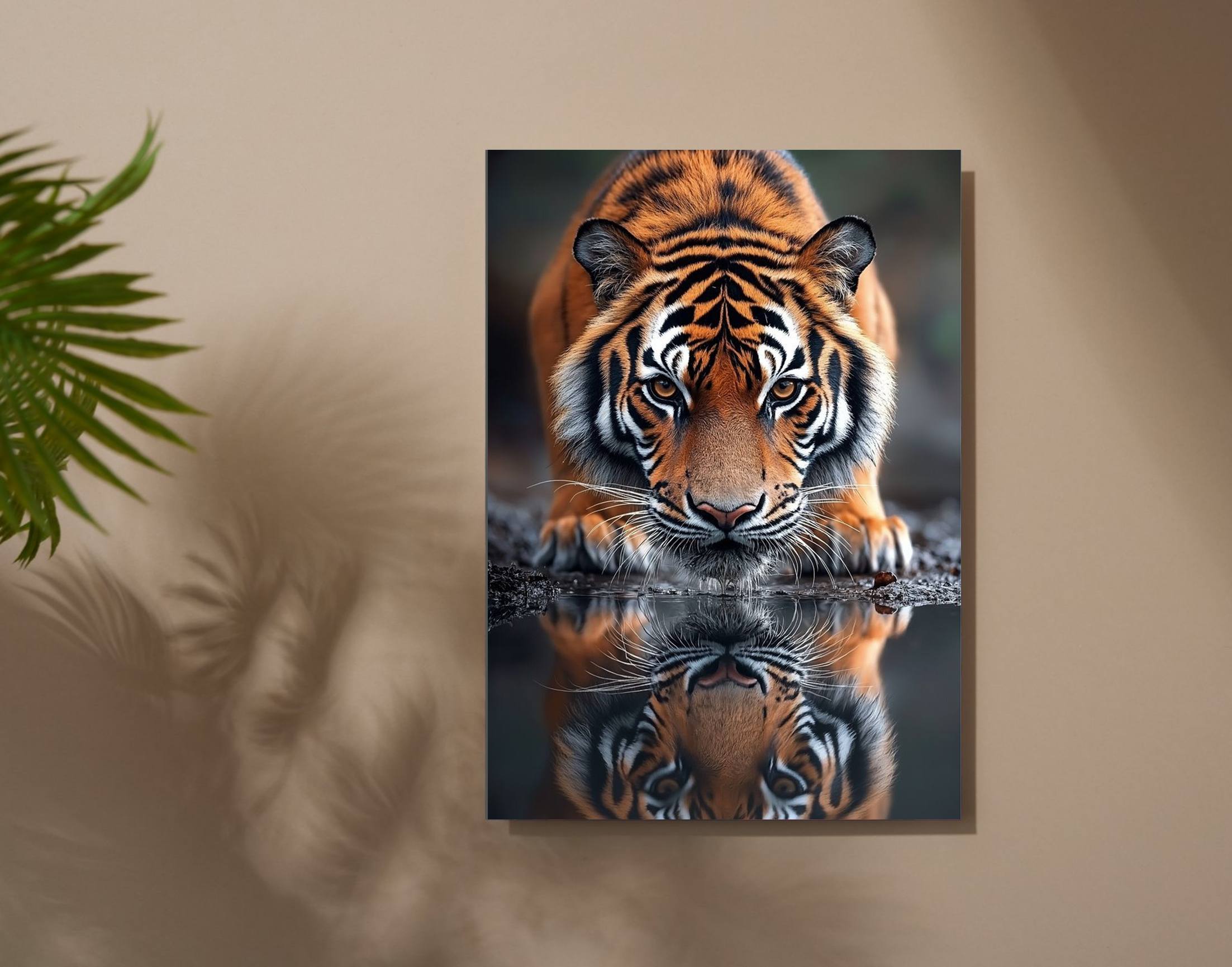 "Tiger Thirst Trap"- Shiny & Sturdy Metallic Poster Art That Pops & Sticks