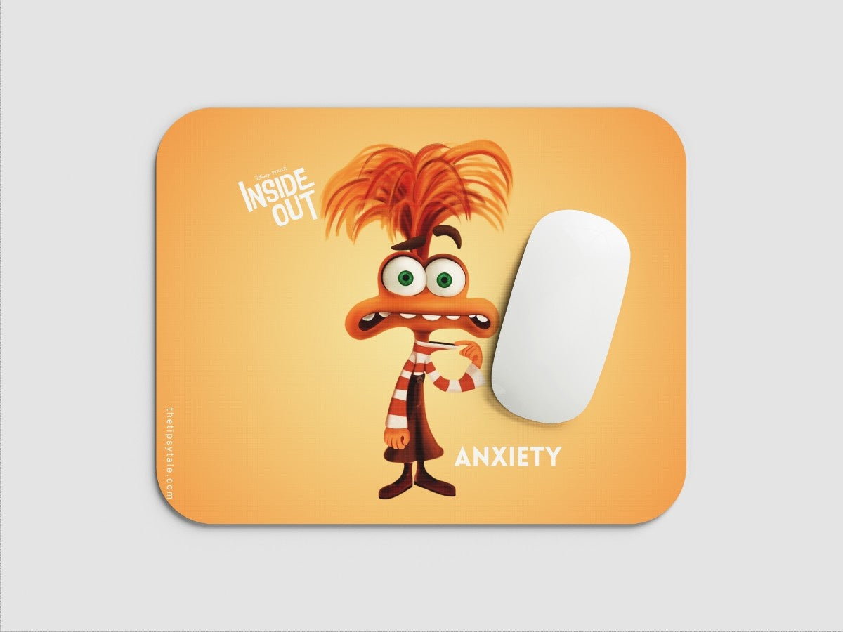 "Inside Out: Anxiety" Mousepad Enhance Your Workspace with Style