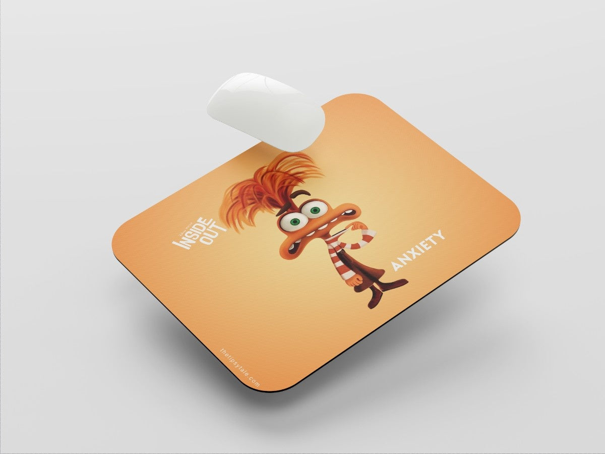 "Inside Out: Anxiety" Mousepad Enhance Your Workspace with Style