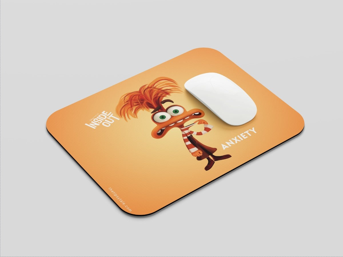 "Inside Out: Anxiety" Mousepad Enhance Your Workspace with Style