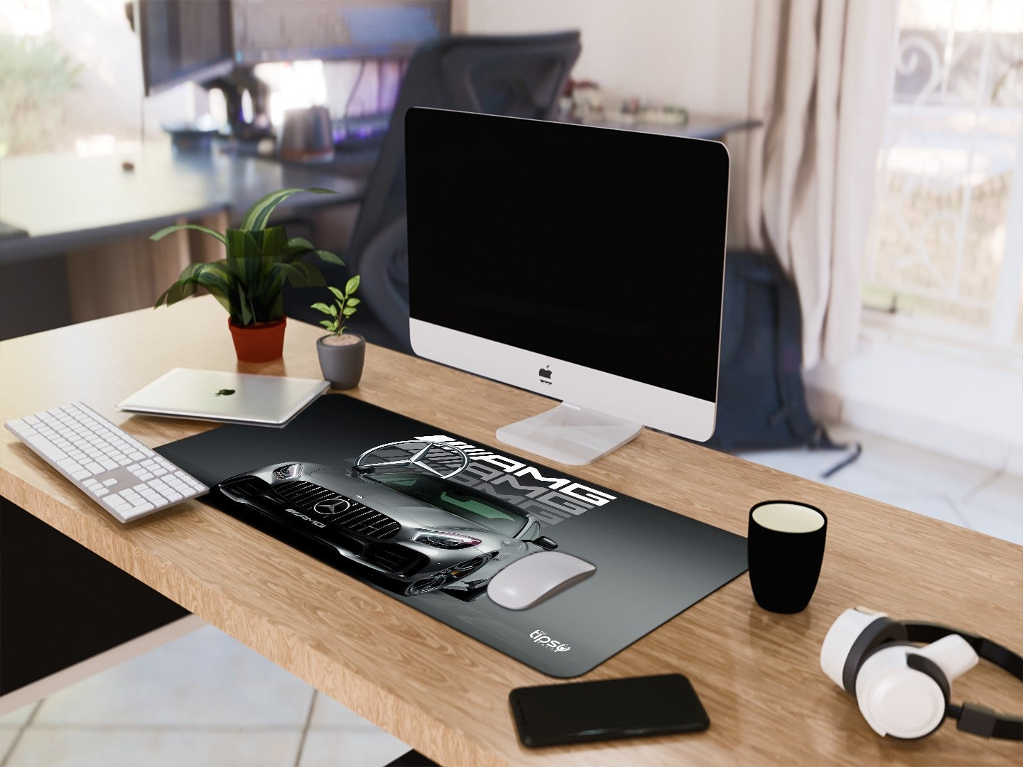 "MERCEDES- AMG GT - EXPLOSIVE POWER" Gaming Mousepad Elevate Your Gaming Experience