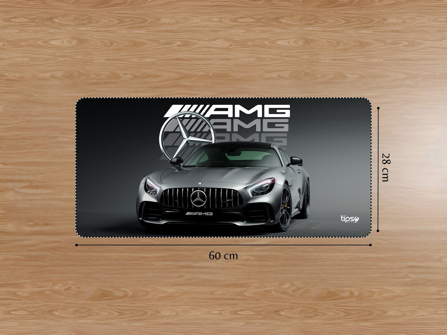 "MERCEDES- AMG GT - EXPLOSIVE POWER" Gaming Mousepad Elevate Your Gaming Experience
