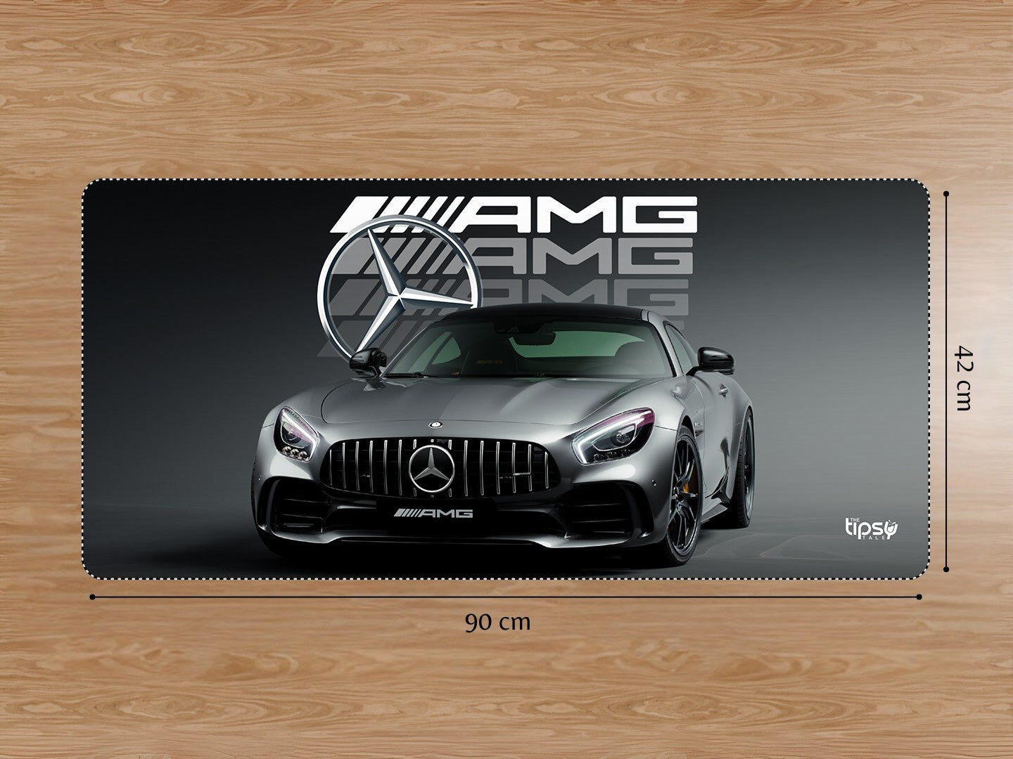 "MERCEDES- AMG GT - EXPLOSIVE POWER" Gaming Mousepad Elevate Your Gaming Experience
