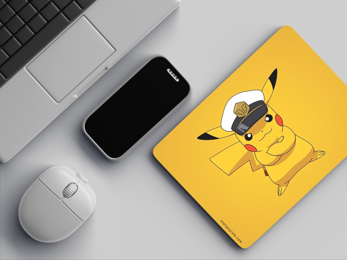 "Pikachu Pokémon" Mousepad Enhance Your Workspace with Style