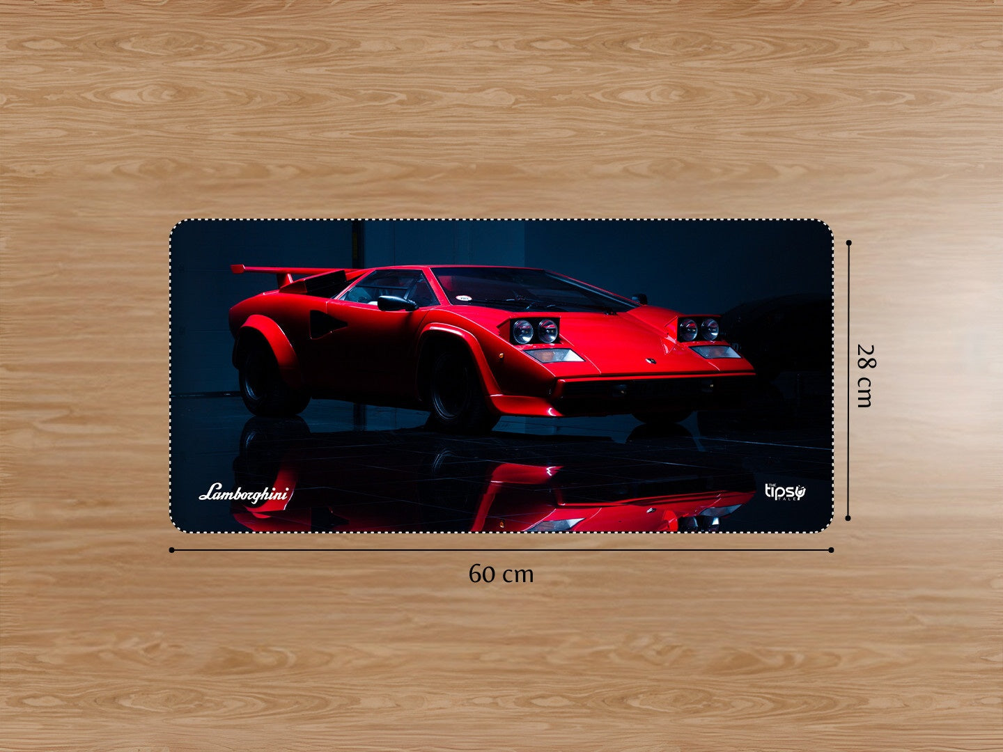 "Lamborghini Countach" Gaming Mousepad Elevate Your Gaming Experience