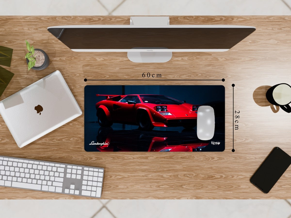 "Lamborghini Countach" Gaming Mousepad Elevate Your Gaming Experience