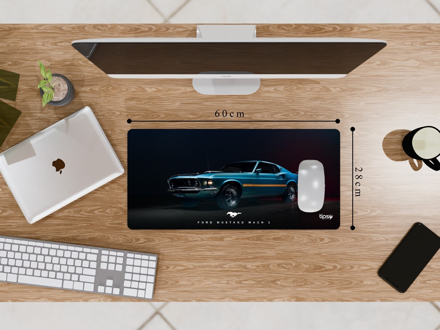 "FORD MUSTANG MACH 1" Gaming Mousepad Elevate Your Gaming Experience