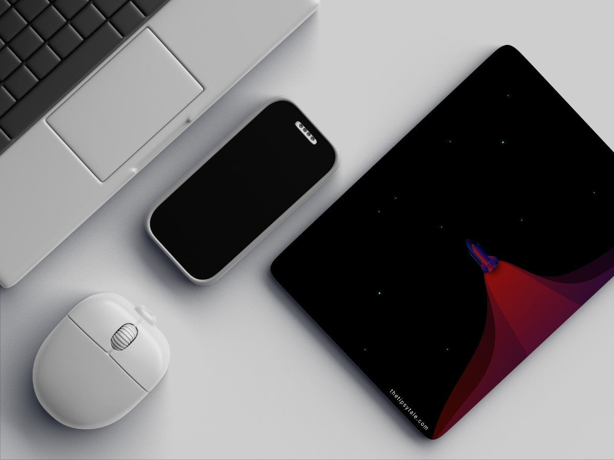 "Rocket Space" Mousepad Enhance Your Workspace with Style