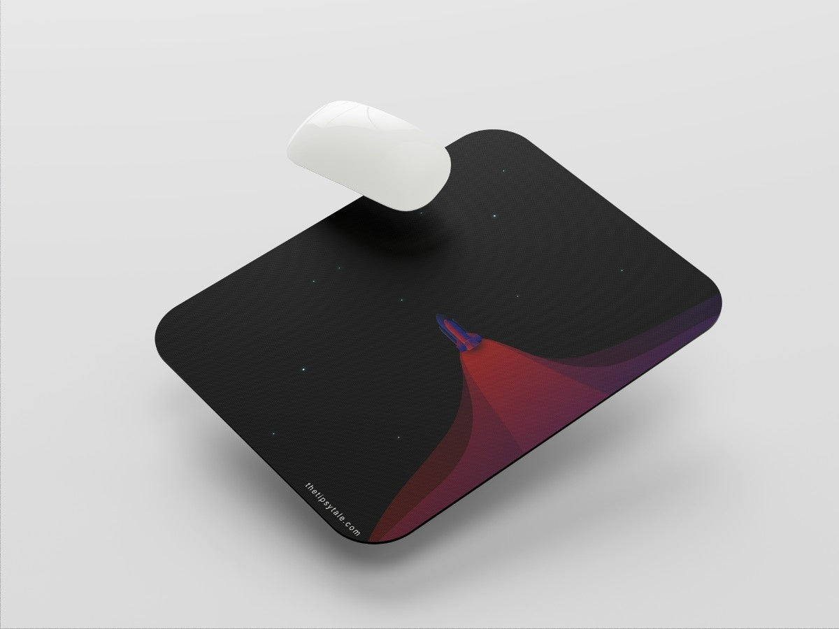 "Rocket Space" Mousepad Enhance Your Workspace with Style