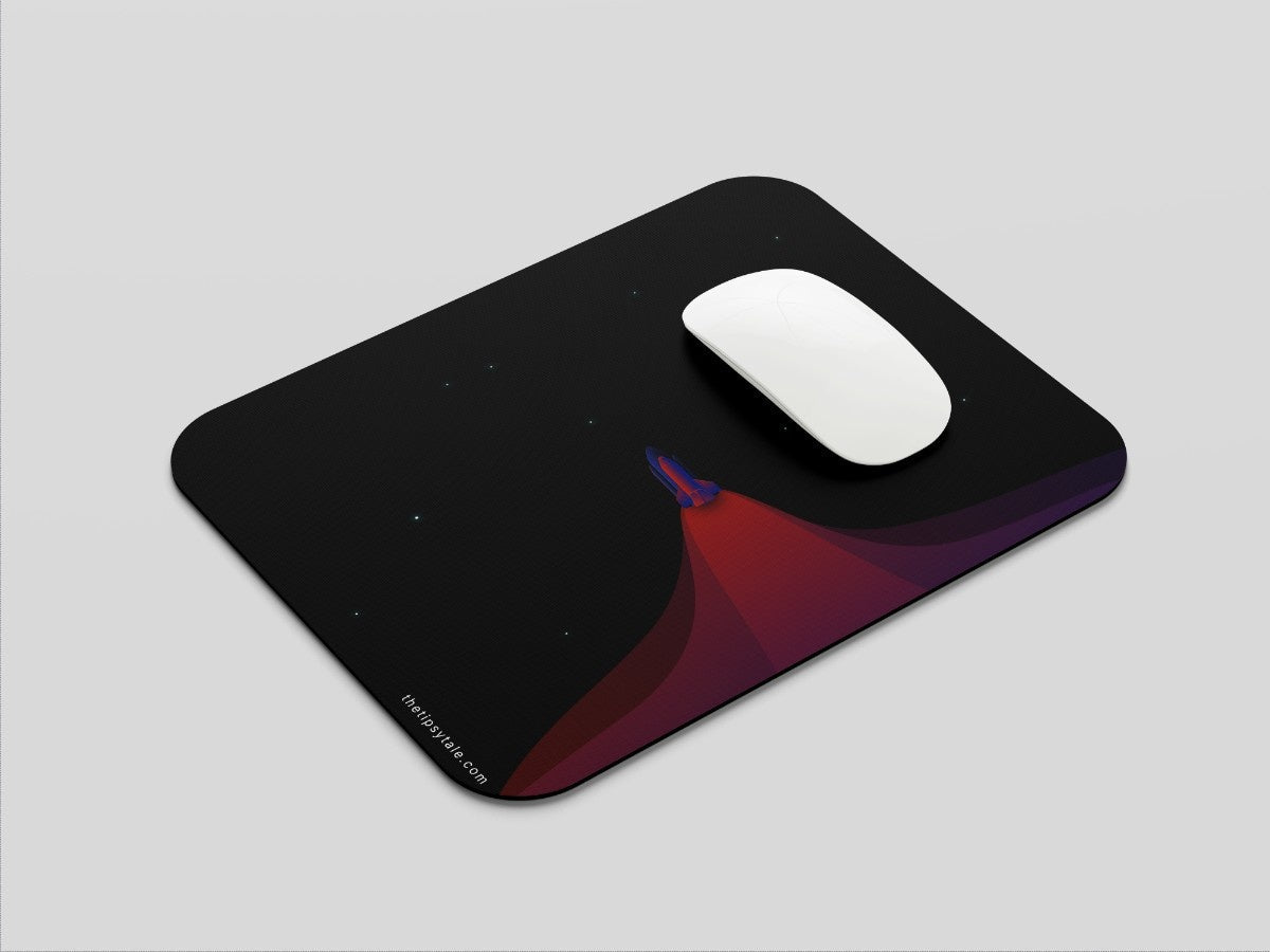 "Rocket Space" Mousepad Enhance Your Workspace with Style