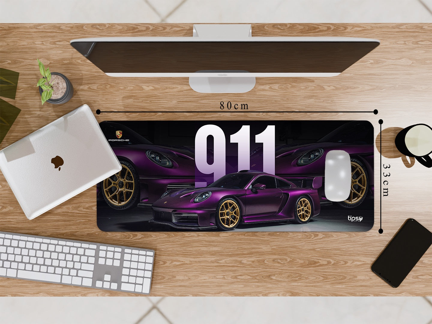 "911- PORSCHE- GOLDEN ALLOY" Gaming Mousepad Elevate Your Gaming Experience