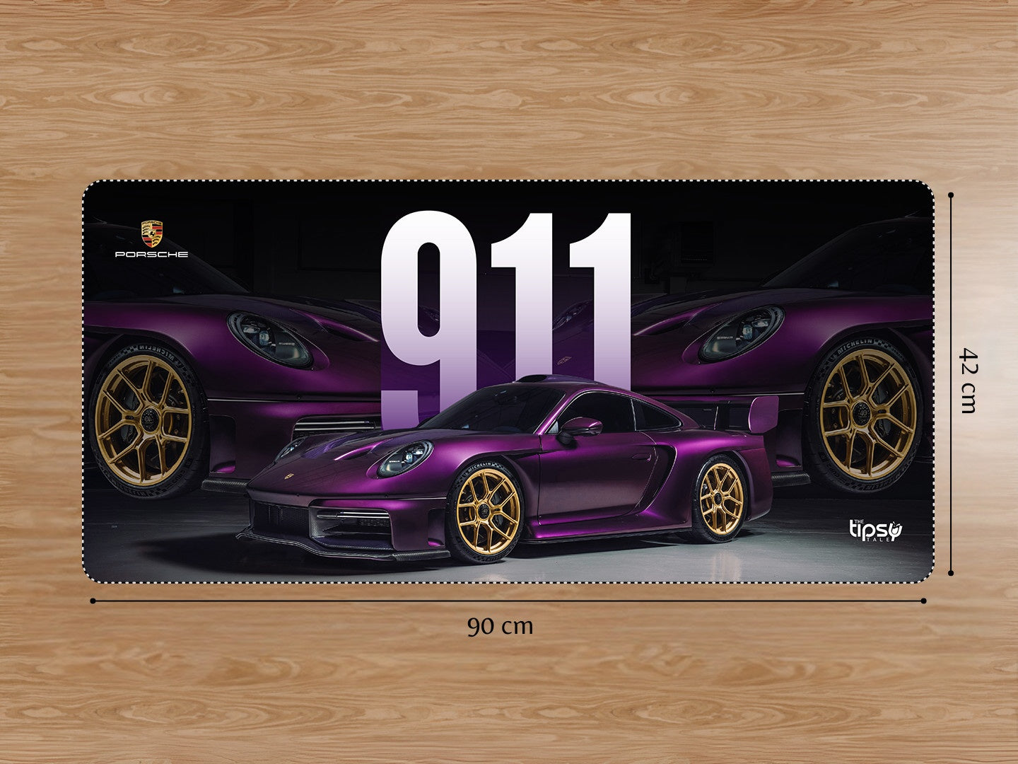 "911- PORSCHE- GOLDEN ALLOY" Gaming Mousepad Elevate Your Gaming Experience