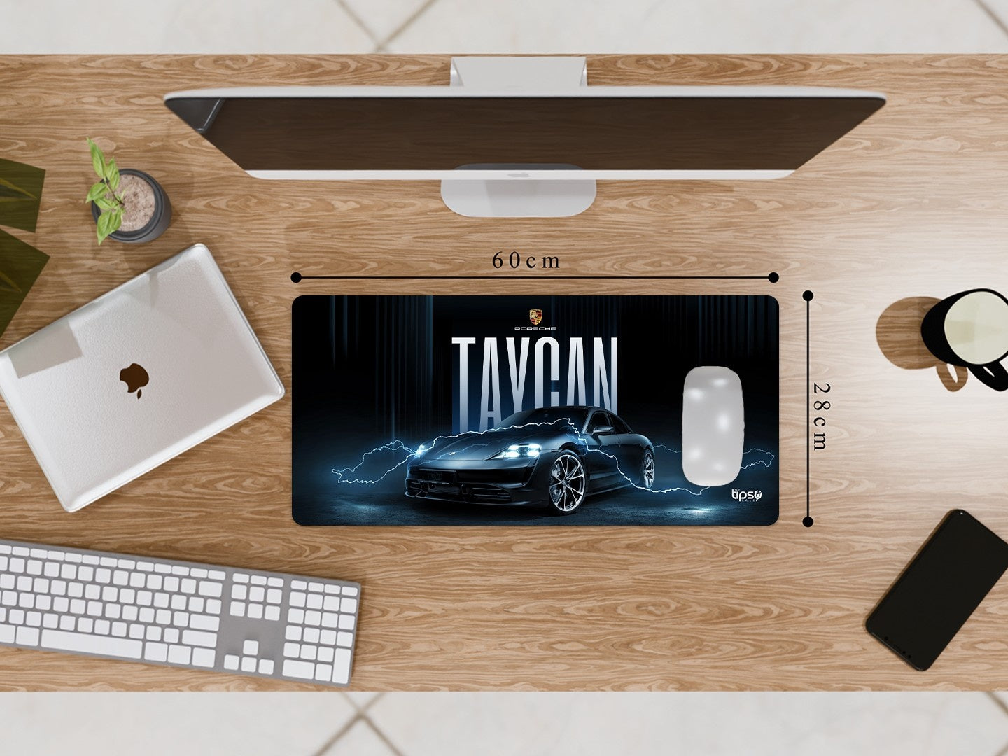 "TAYCAN - PORSCHE" Gaming Mousepad Elevate Your Gaming Experience