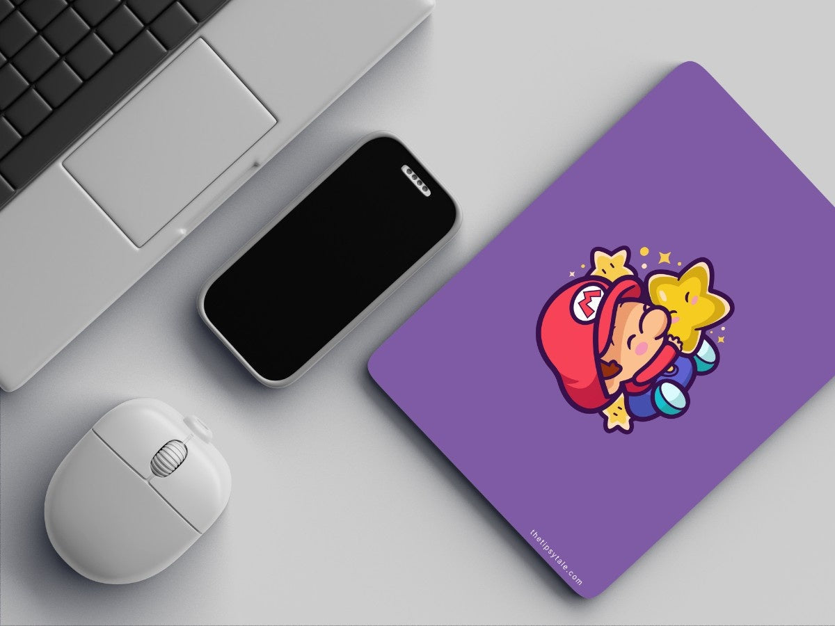 "Cute Mario- Gaming" Mousepad Enhance Your Workspace with Style