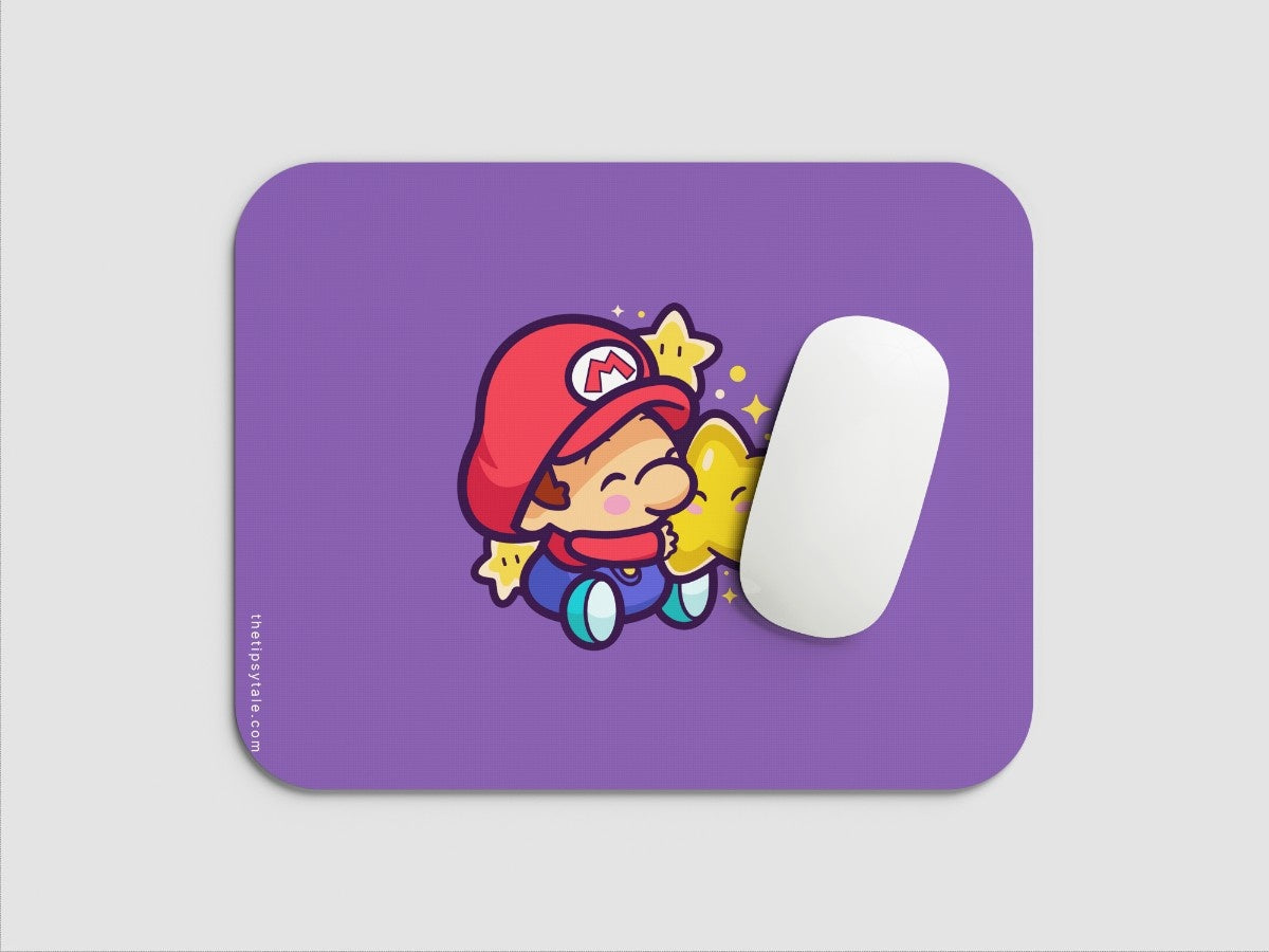 "Cute Mario- Gaming" Mousepad Enhance Your Workspace with Style