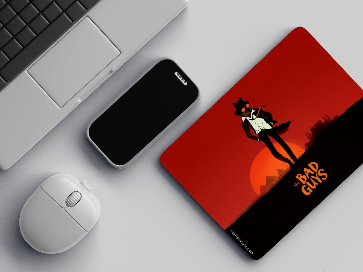 "The Bad Guys : Mr.Wolf" Mousepad Enhance Your Workspace with Style