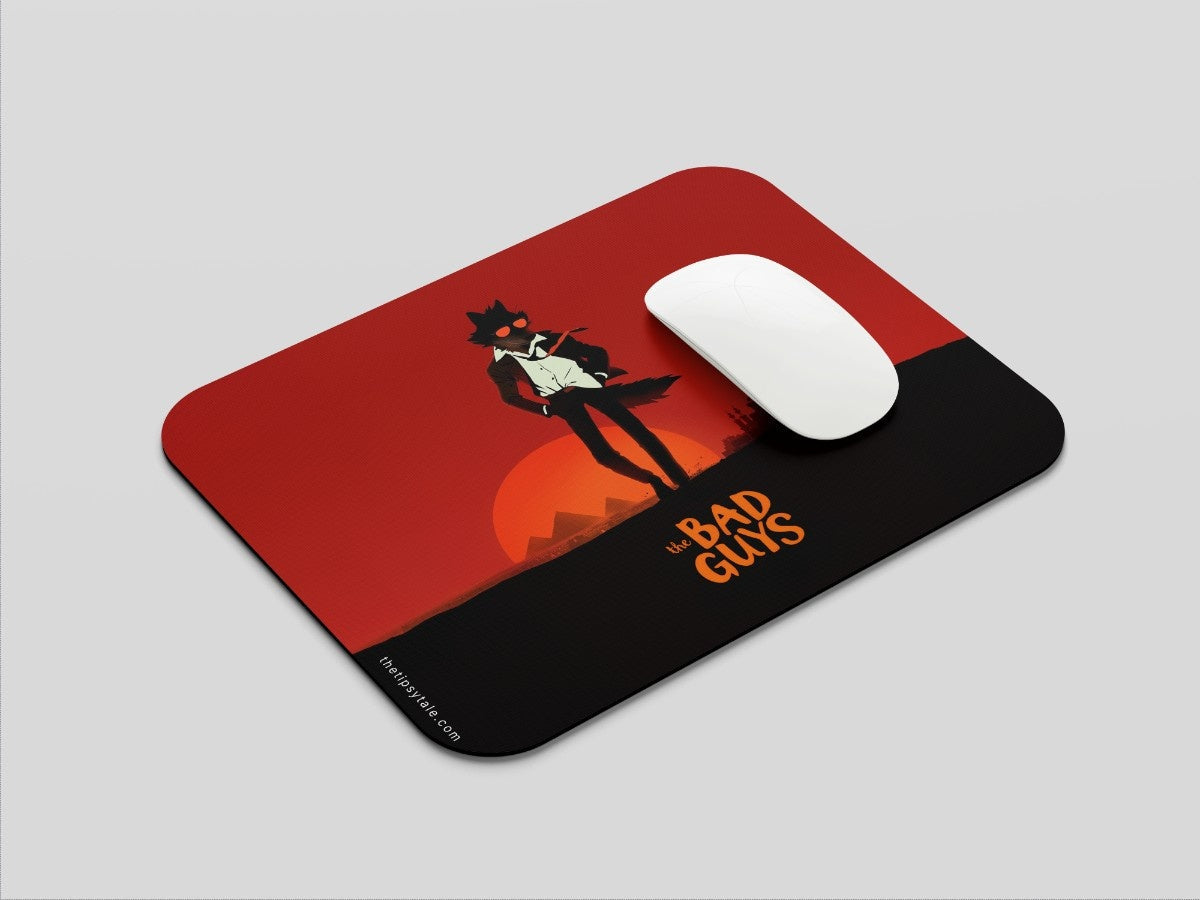 "The Bad Guys : Mr.Wolf" Mousepad Enhance Your Workspace with Style