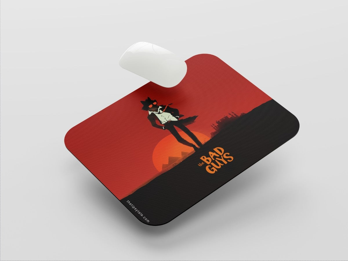 "The Bad Guys : Mr.Wolf" Mousepad Enhance Your Workspace with Style
