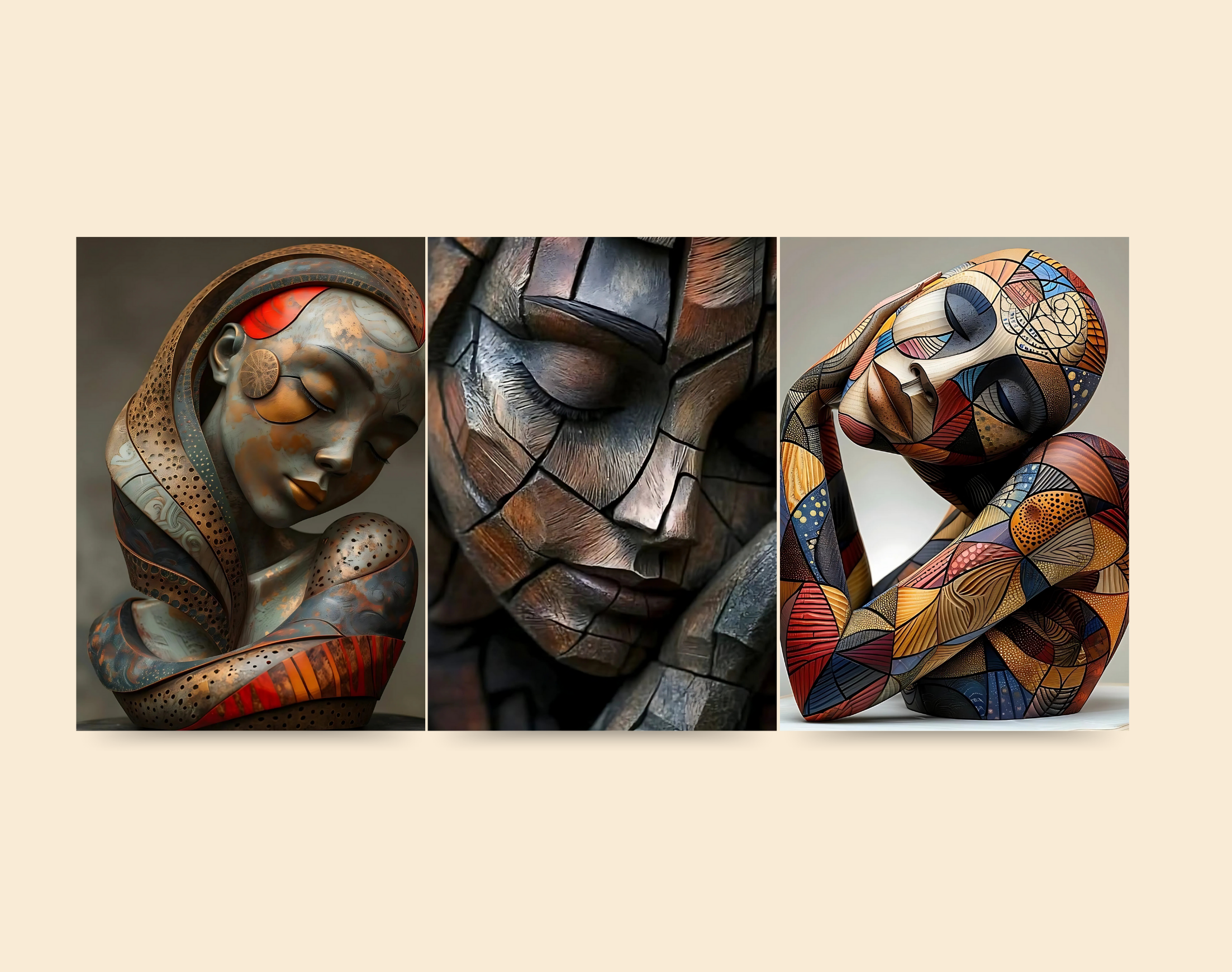 "Abstract Model- The Metal Body"- Shiny & Sturdy Metallic Poster Art That Pops & Sticks