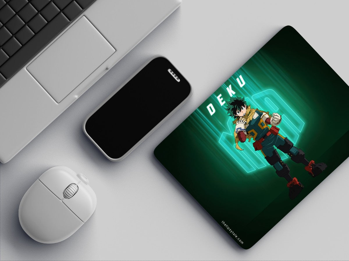 "Deku : My Hero Academia Anime" Mousepad Enhance Your Workspace with Style