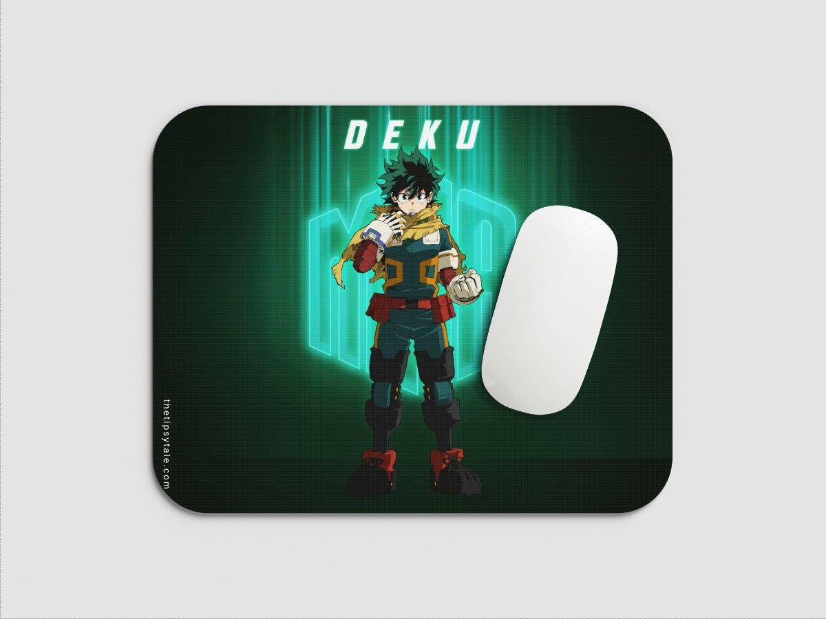 "Deku : My Hero Academia Anime" Mousepad Enhance Your Workspace with Style