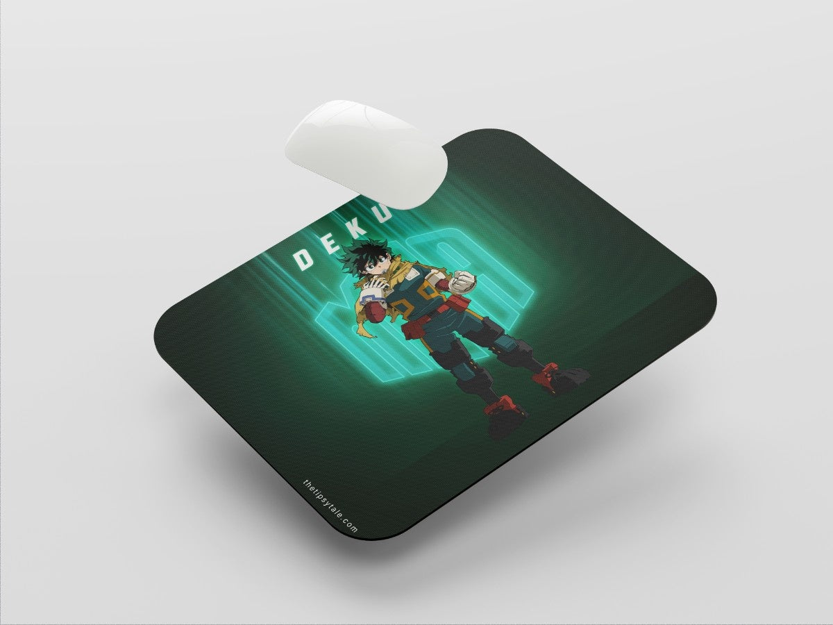 "Deku : My Hero Academia Anime" Mousepad Enhance Your Workspace with Style
