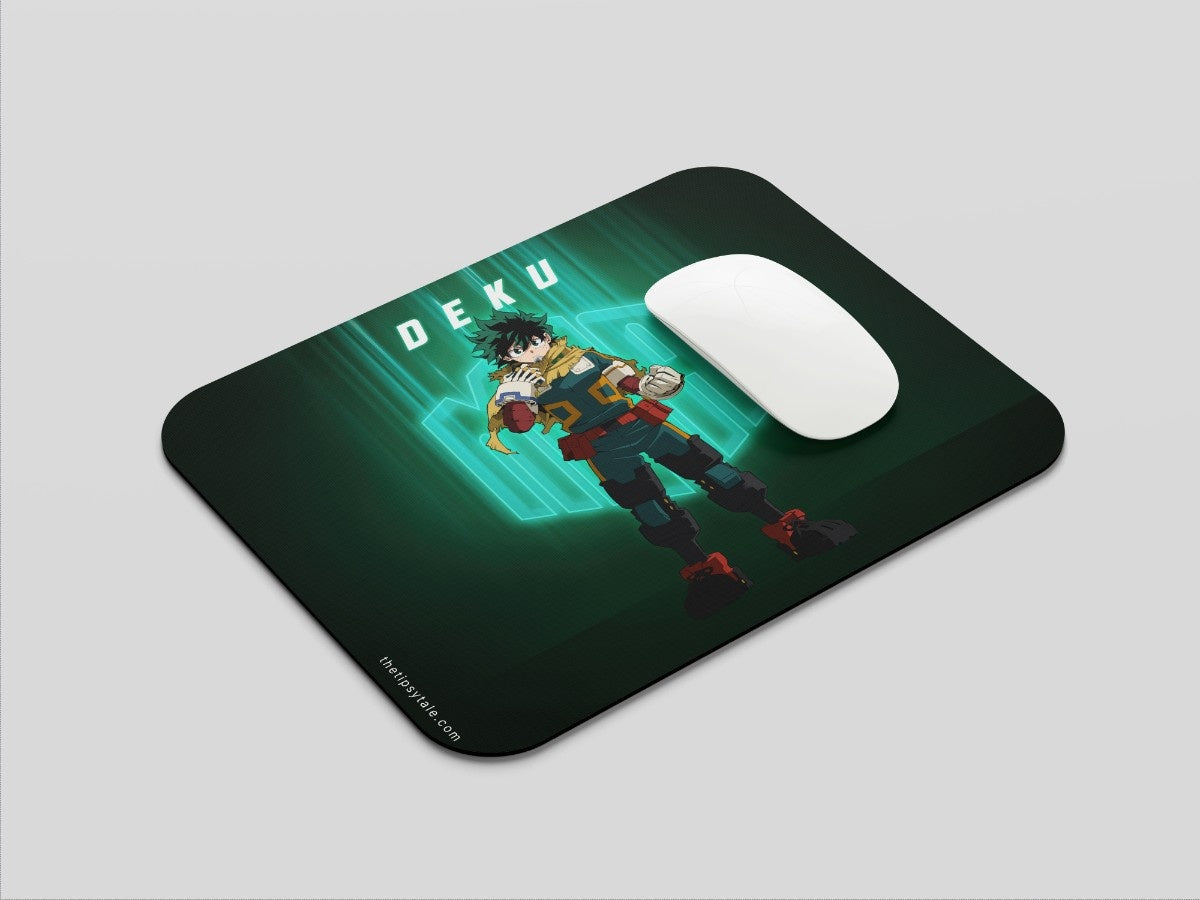 "Deku : My Hero Academia Anime" Mousepad Enhance Your Workspace with Style