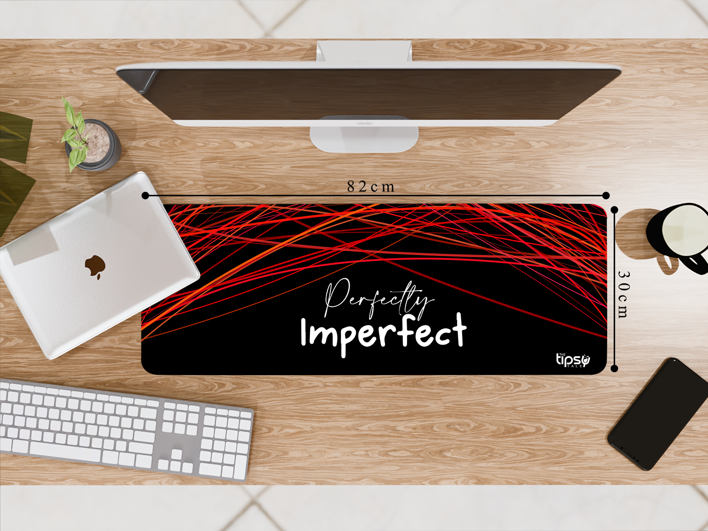 "Perfectly Imperfect" Gaming Mousepad Elevate Your Gaming Experience