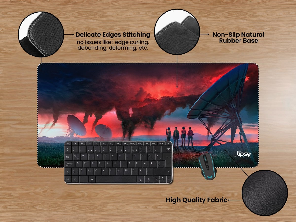 "STRANGER THINGS - THE CREW" Gaming Mousepad Elevate Your Gaming Experience