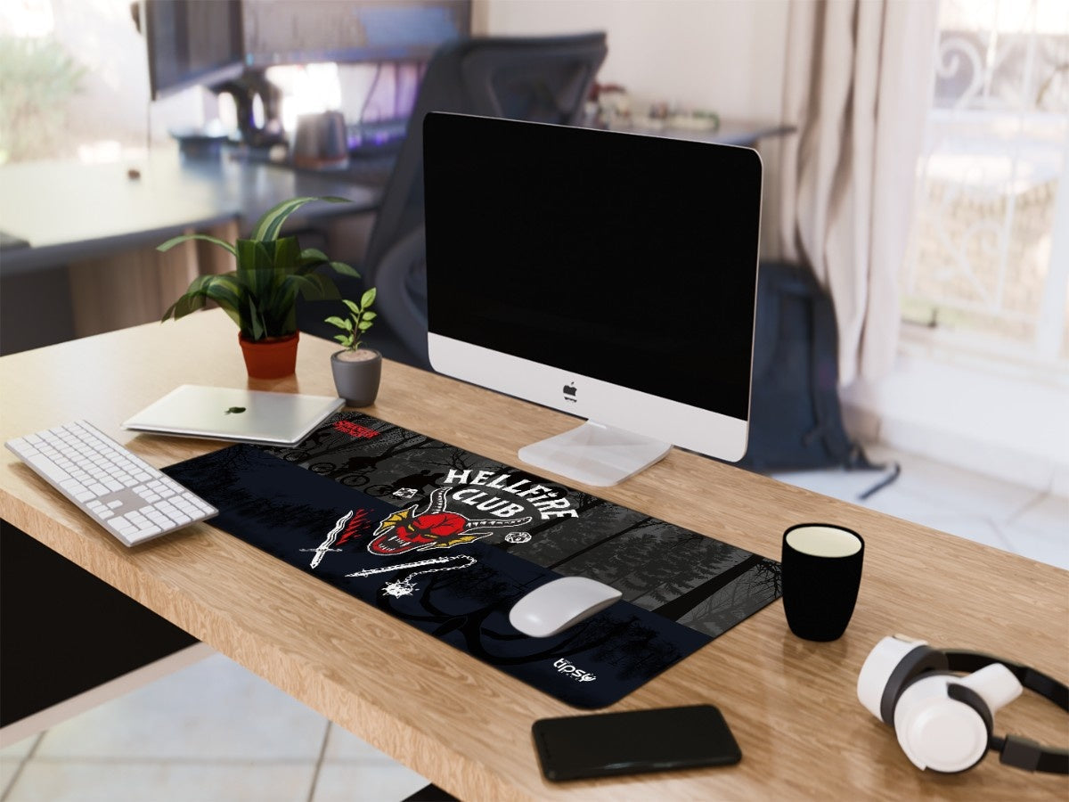 "HELFIRE CLUB - STRANGER THINGS" Gaming Mousepad Elevate Your Gaming Experience