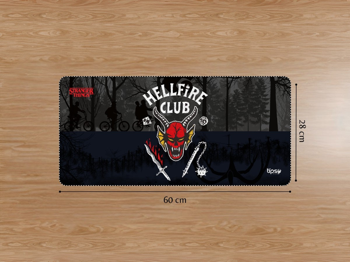 "HELFIRE CLUB - STRANGER THINGS" Gaming Mousepad Elevate Your Gaming Experience