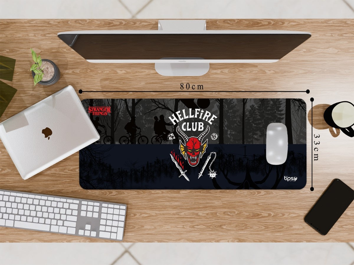"HELFIRE CLUB - STRANGER THINGS" Gaming Mousepad Elevate Your Gaming Experience