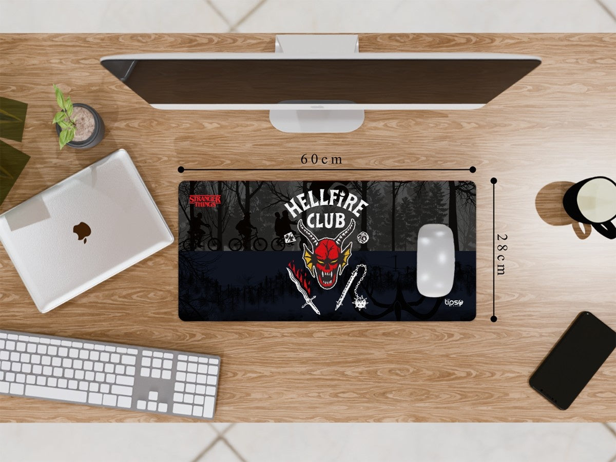 "HELFIRE CLUB - STRANGER THINGS" Gaming Mousepad Elevate Your Gaming Experience