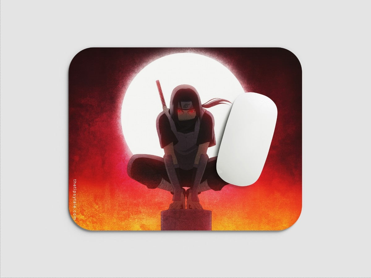 "Naruto : Itachi Uchiha Anime" Mousepad Enhance Your Workspace with Style