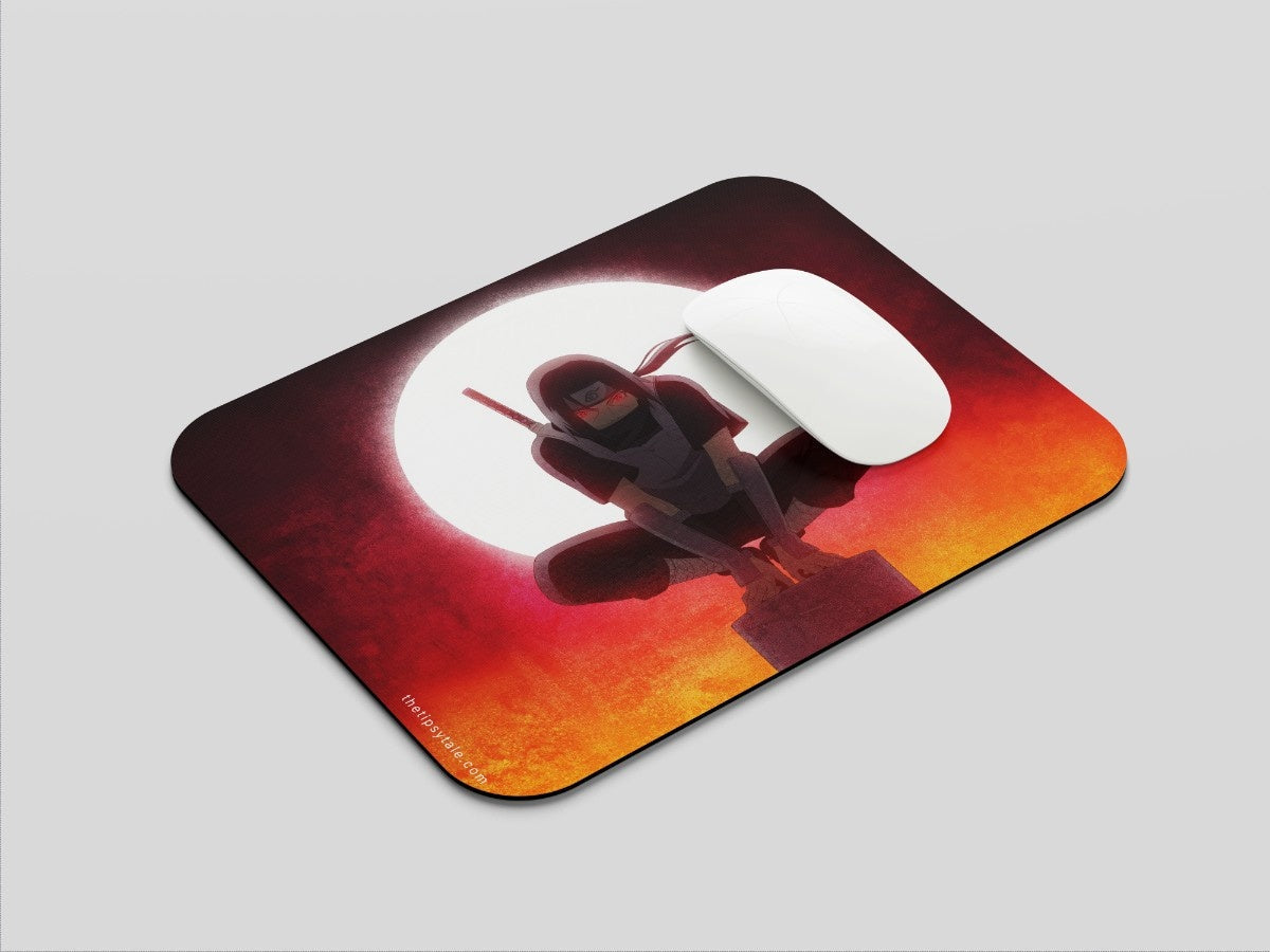 "Naruto : Itachi Uchiha Anime" Mousepad Enhance Your Workspace with Style