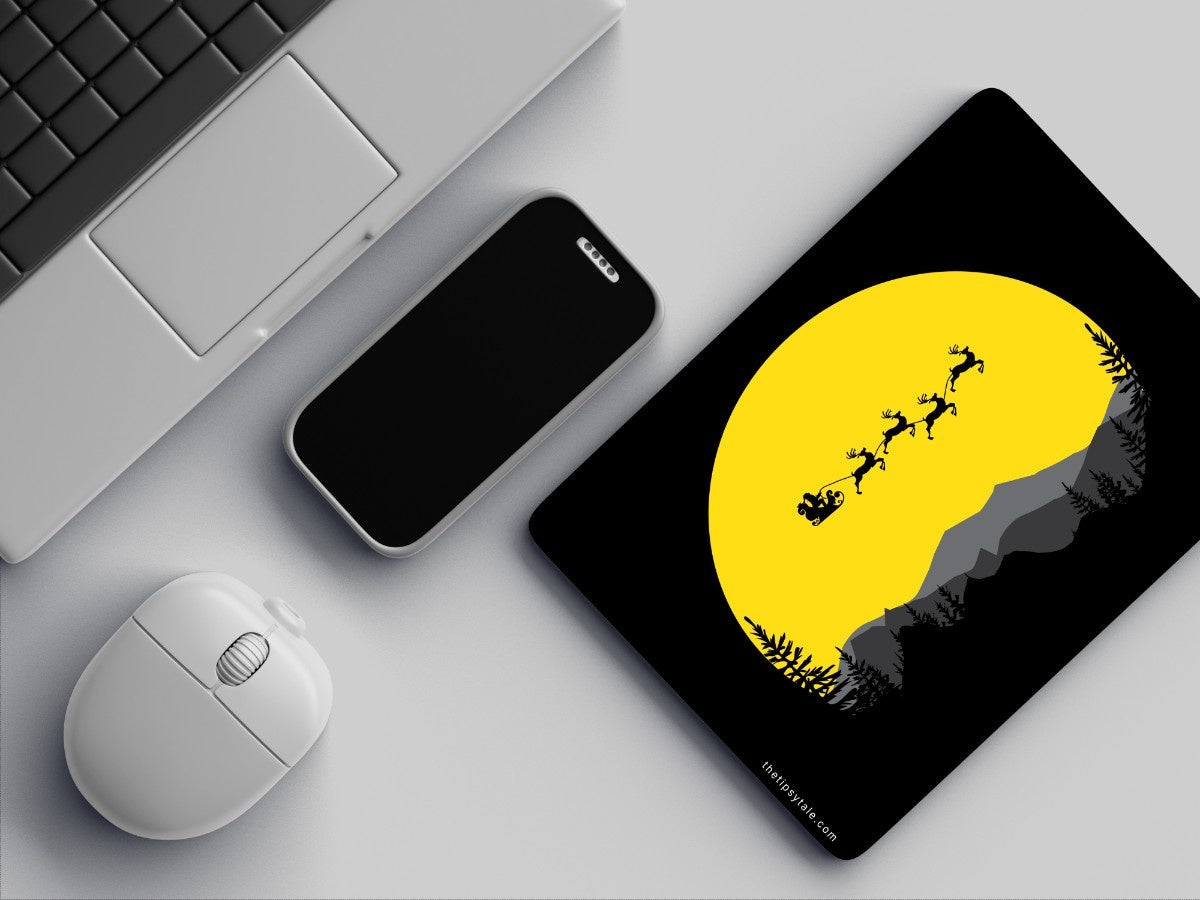 "Christmas Is Coming" Mousepad Enhance Your Workspace with Style