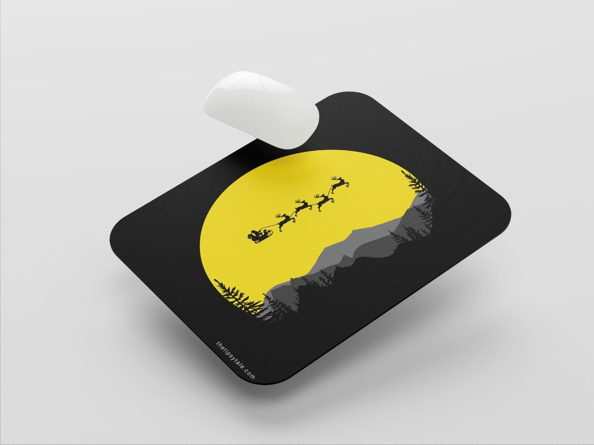 "Christmas Is Coming" Mousepad Enhance Your Workspace with Style