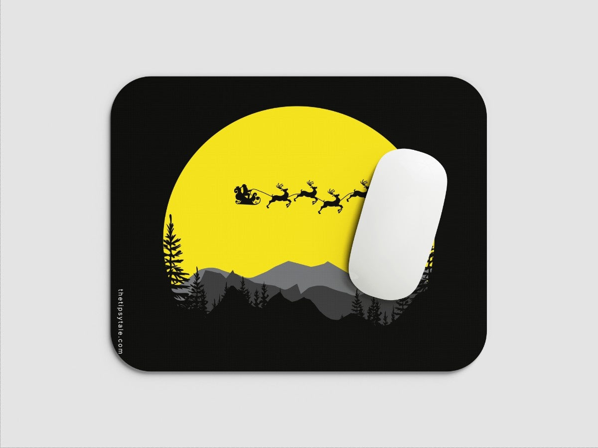 "Christmas Is Coming" Mousepad Enhance Your Workspace with Style