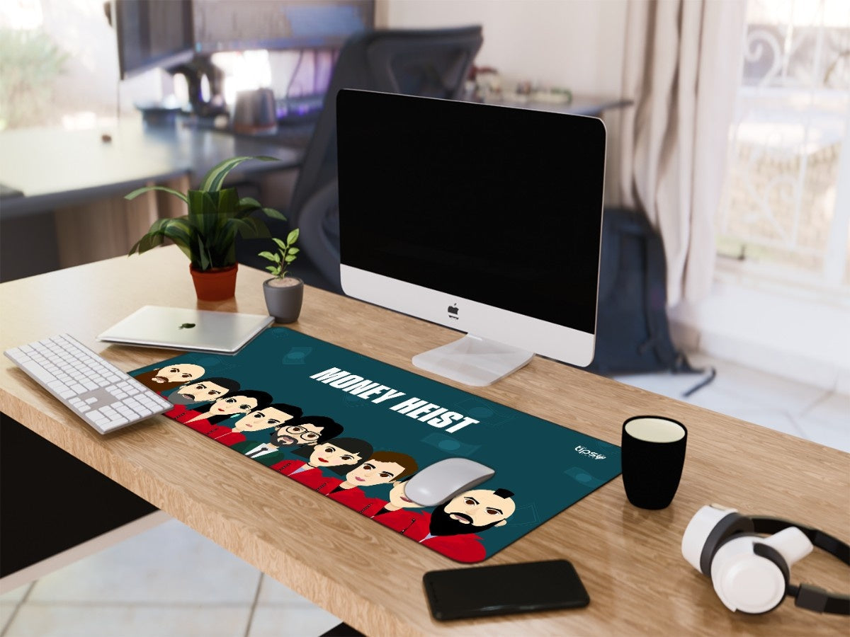 "MONEY HEIST" Gaming Mousepad Elevate Your Gaming Experience