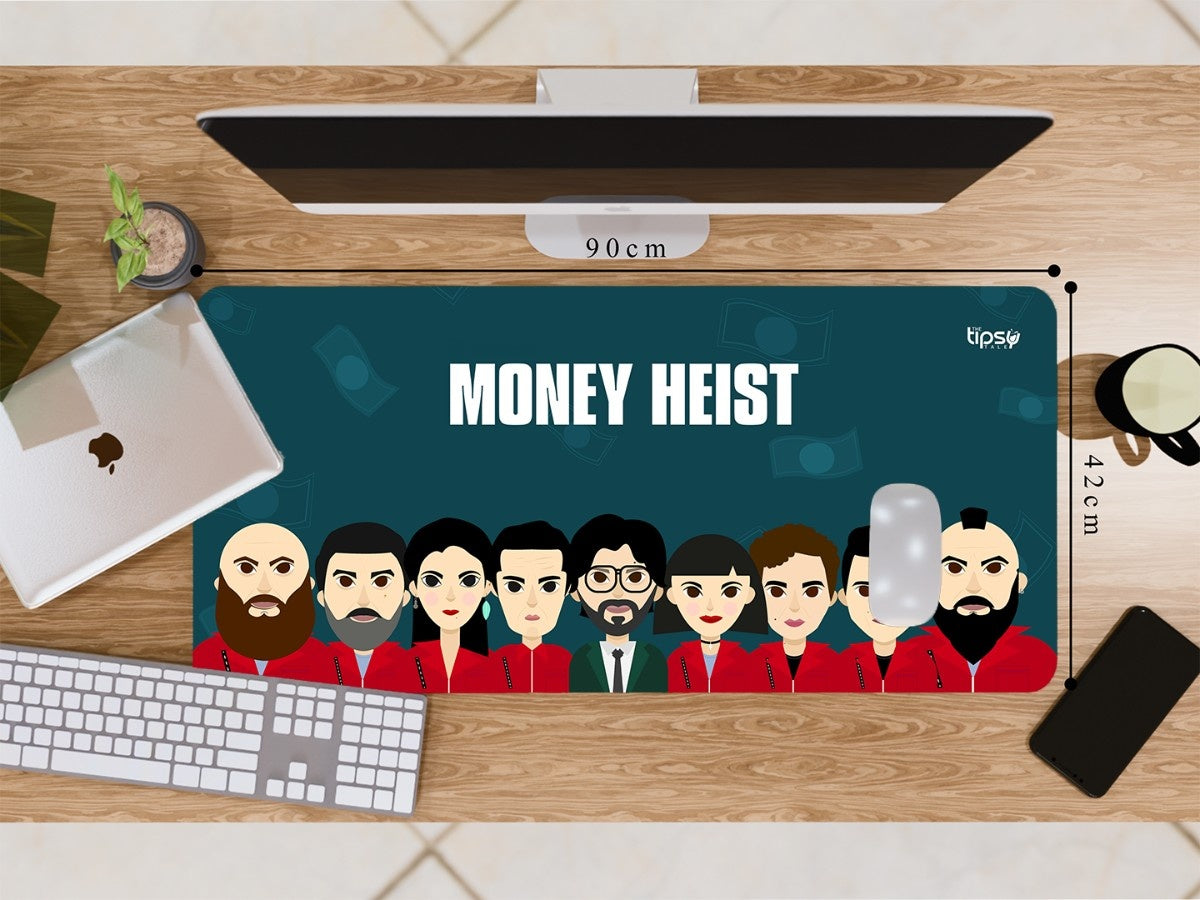 "MONEY HEIST" Gaming Mousepad Elevate Your Gaming Experience