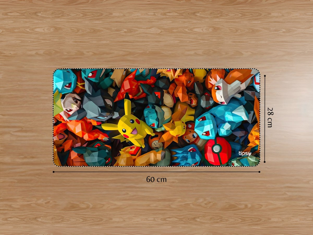 " POKEMON ABSTRACT ART" Gaming Mousepad Elevate Your Gaming Experience