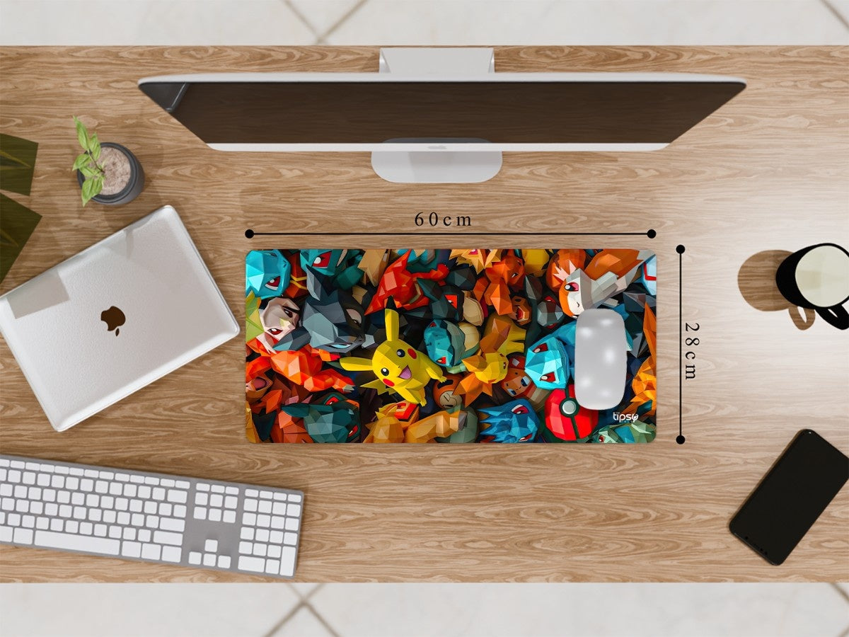 " POKEMON ABSTRACT ART" Gaming Mousepad Elevate Your Gaming Experience