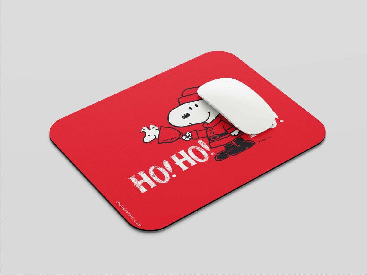 "Snoopy Santa Claus" Mousepad Enhance Your Workspace with Style