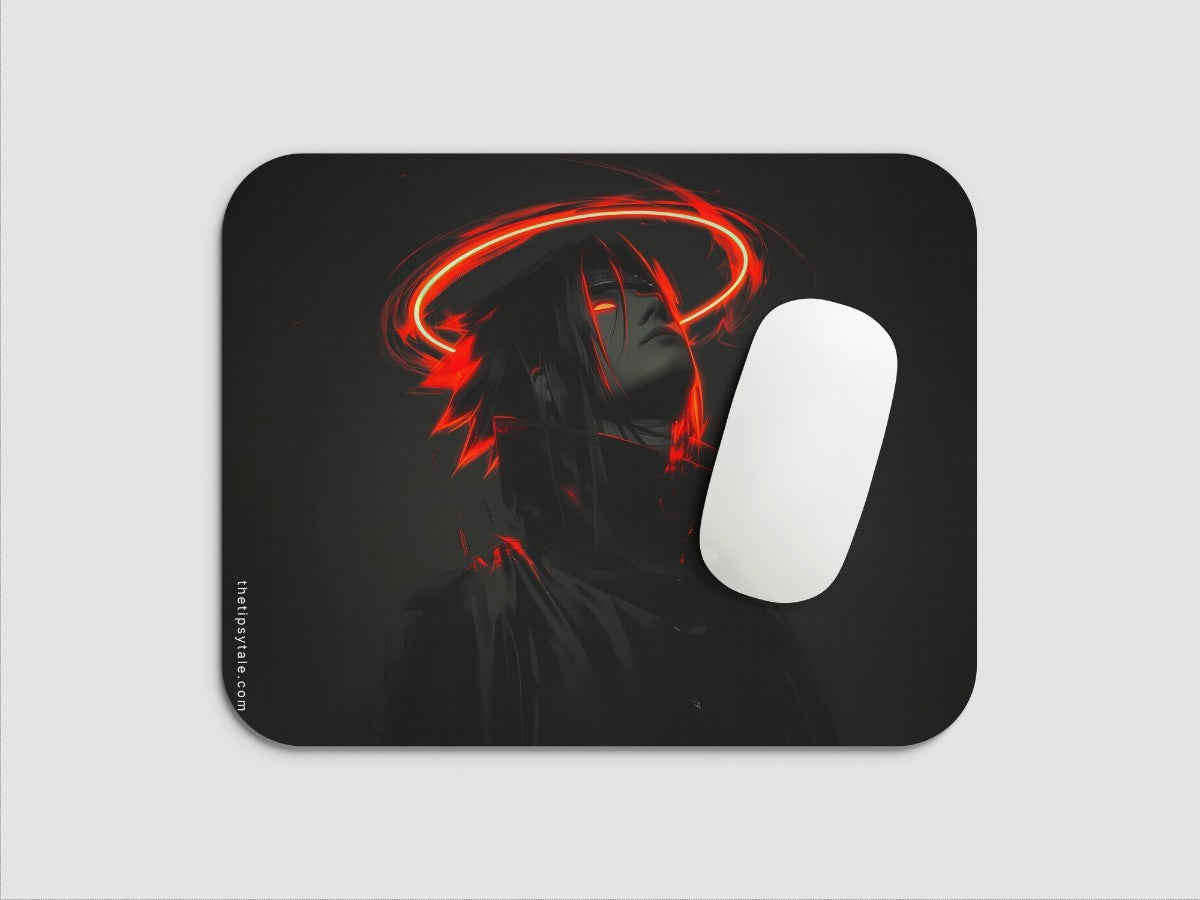 "Naruto : Sasuke Uchiha Anime" Mousepad Enhance Your Workspace with Style