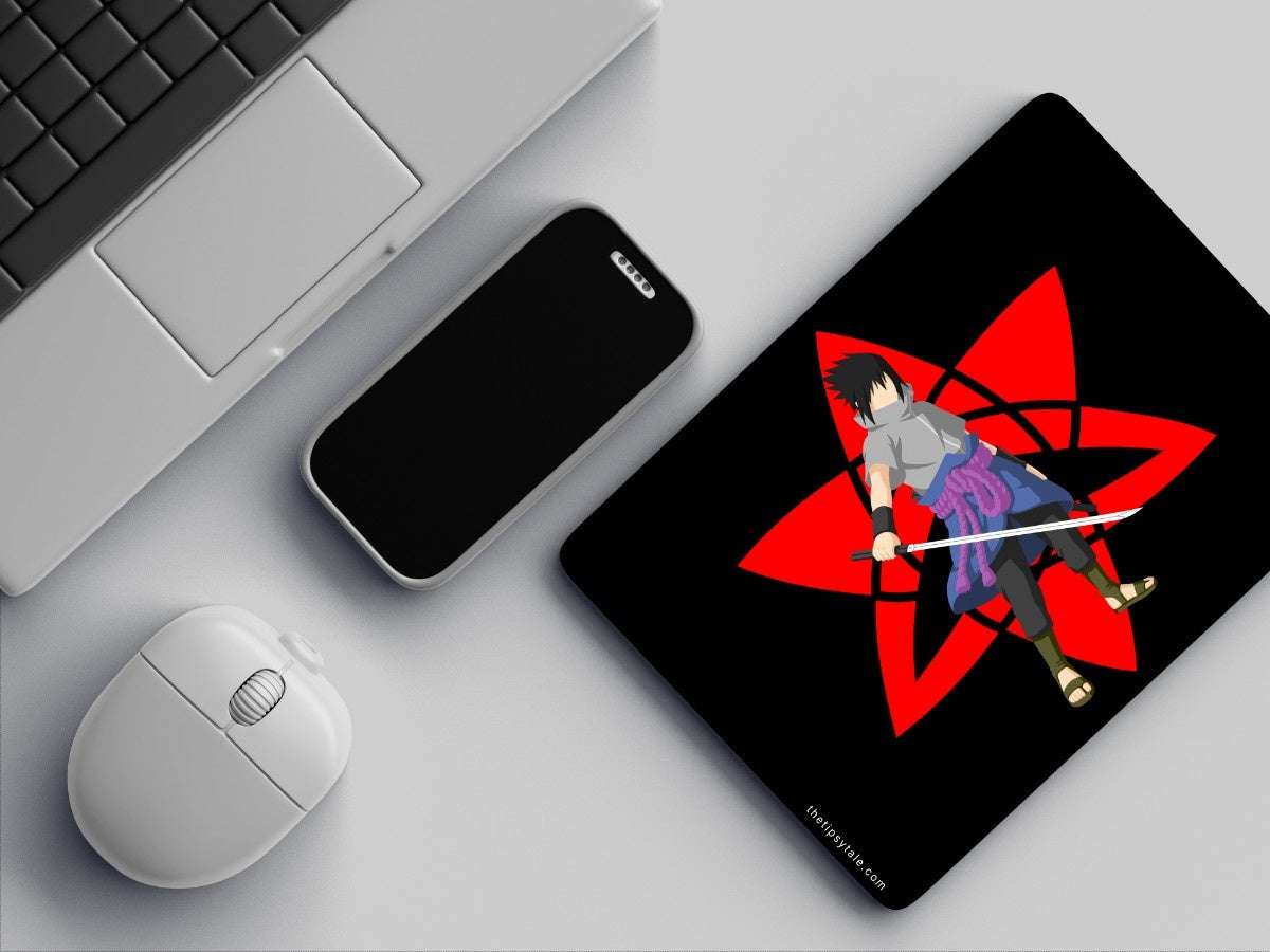 "Naruto : Mangekyo Sharingan Anime" Mousepad Enhance Your Workspace with Style