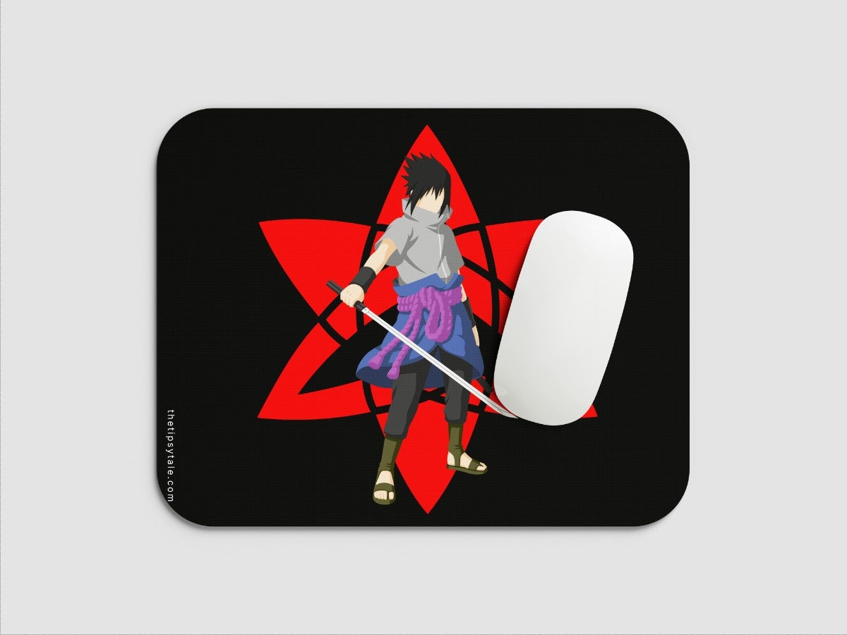 "Naruto : Mangekyo Sharingan Anime" Mousepad Enhance Your Workspace with Style
